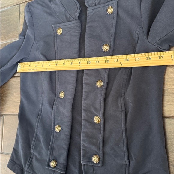 Tommy Hilfiger military-inspired band jacket in a navy blue - Picture 7 of 9